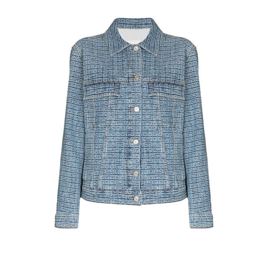 Blue 4g Monogram Denim Jacket