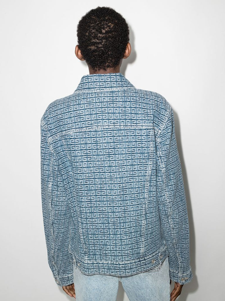 Blue 4g Monogram Denim Jacket