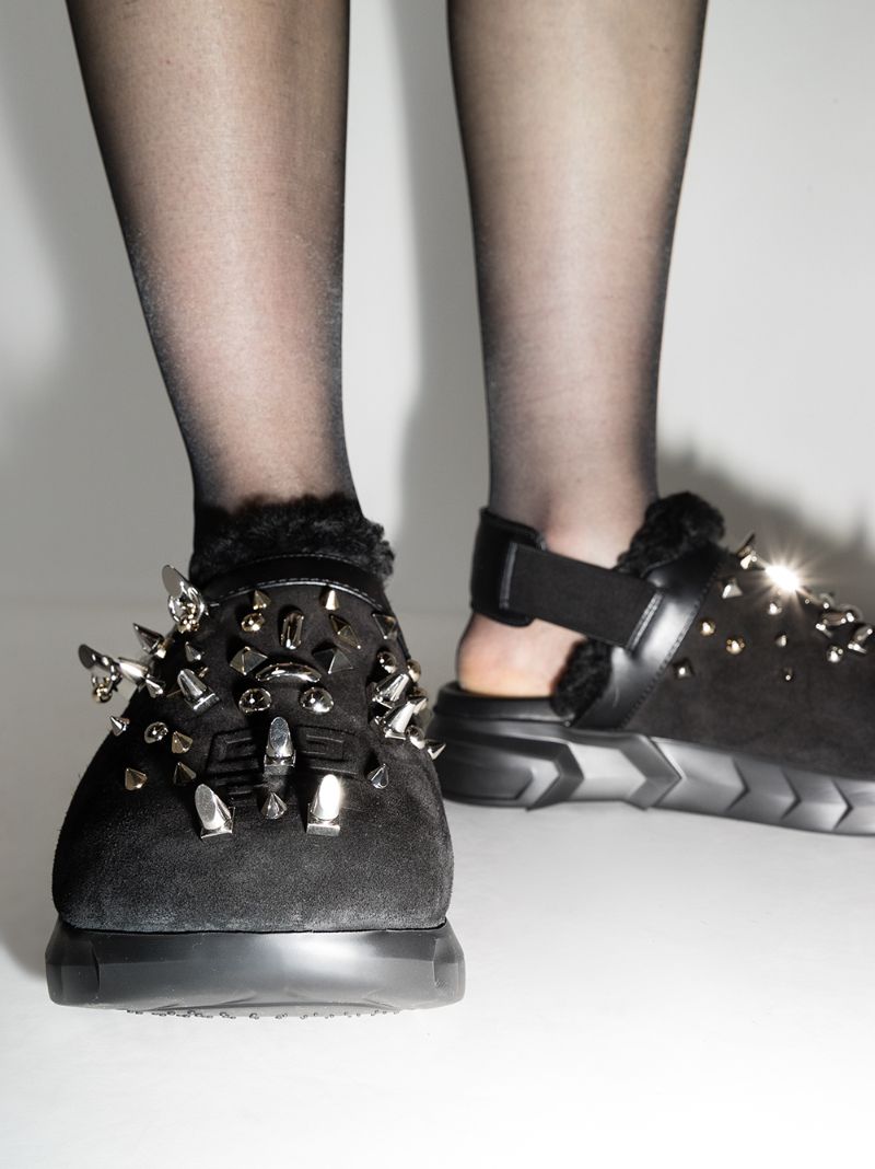 Marshmallow Spike Sandals