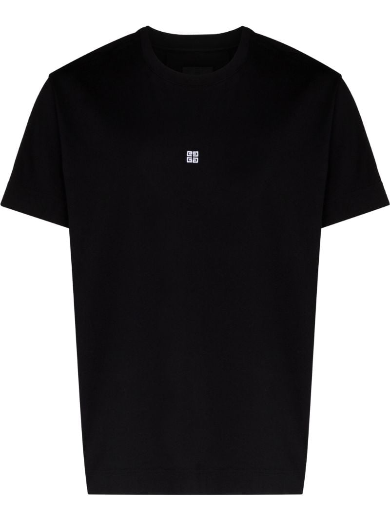 Black 4g Embroidered T-shirt