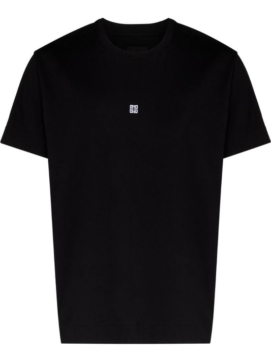 Black 4g Embroidered T-shirt