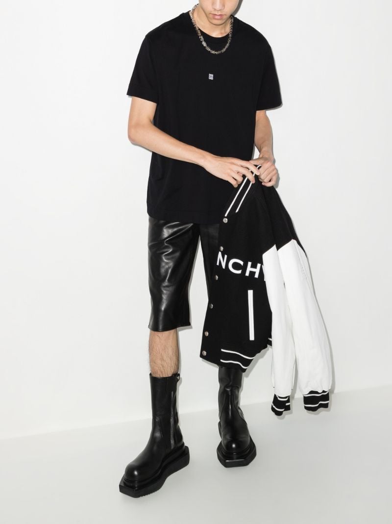 Black 4g Embroidered T-shirt