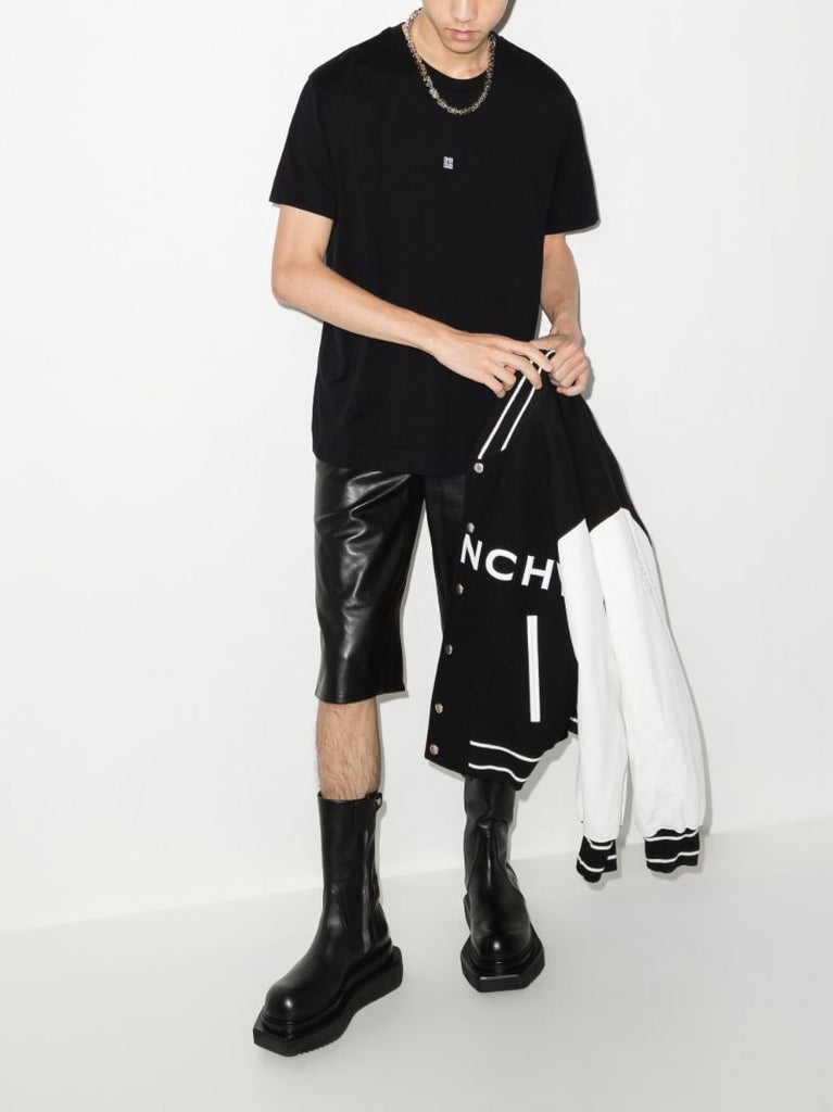 Black 4g Embroidered T-shirt