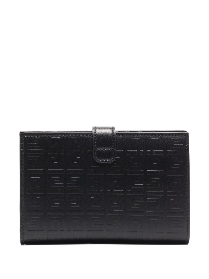Black G Cut 4g Leather Bifold Wallet