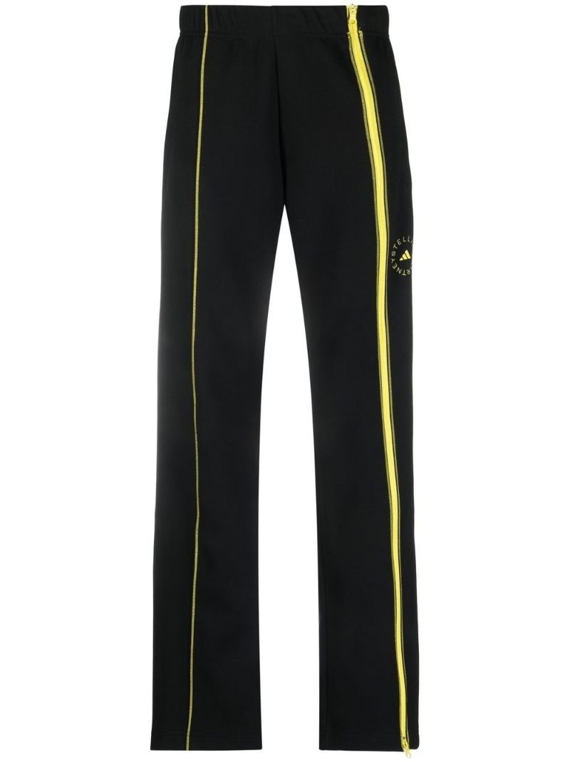 Black Logo Print Track Pants