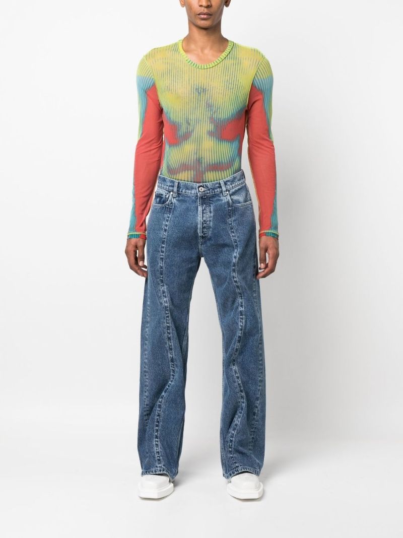 Blue Classic Wire Denim Jeans