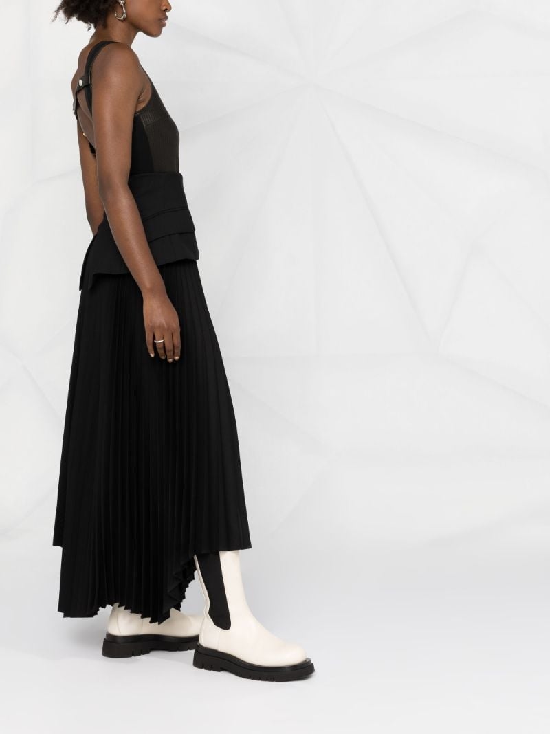Ribbed Leather Camisole Top
