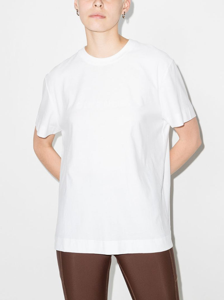 White 4g Logo Cotton T-shirt