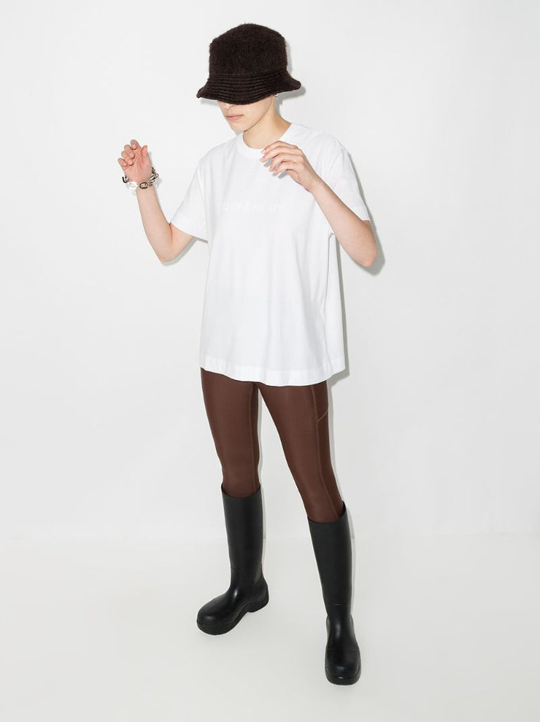 White 4g Logo Cotton T-shirt