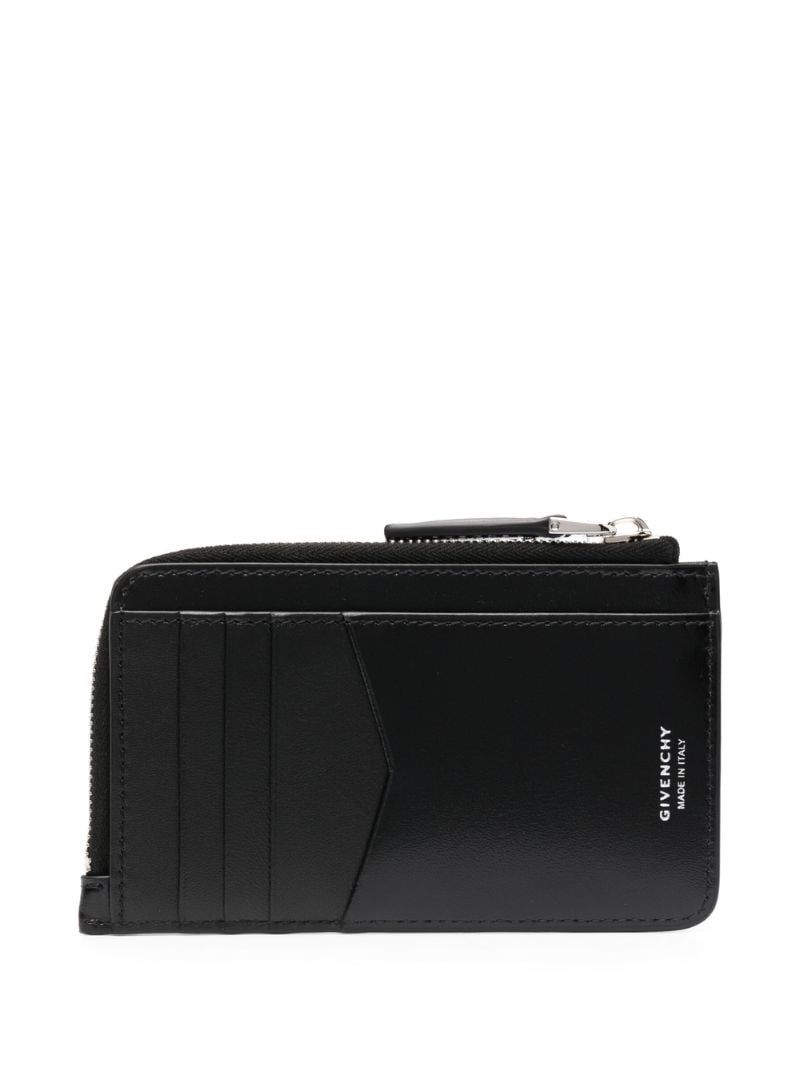 Black Antigona Zipped Leather Wallet
