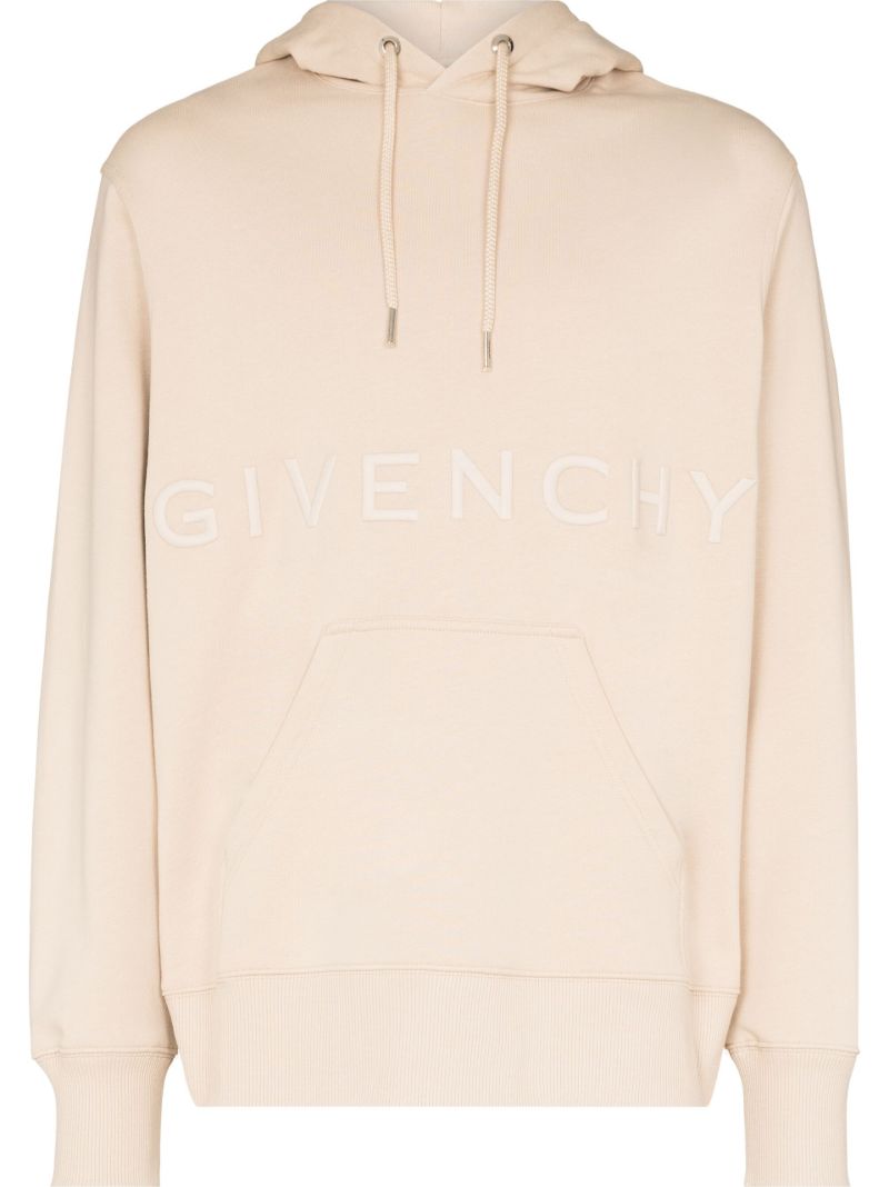 Neutral Logo Embroidery Hoodie