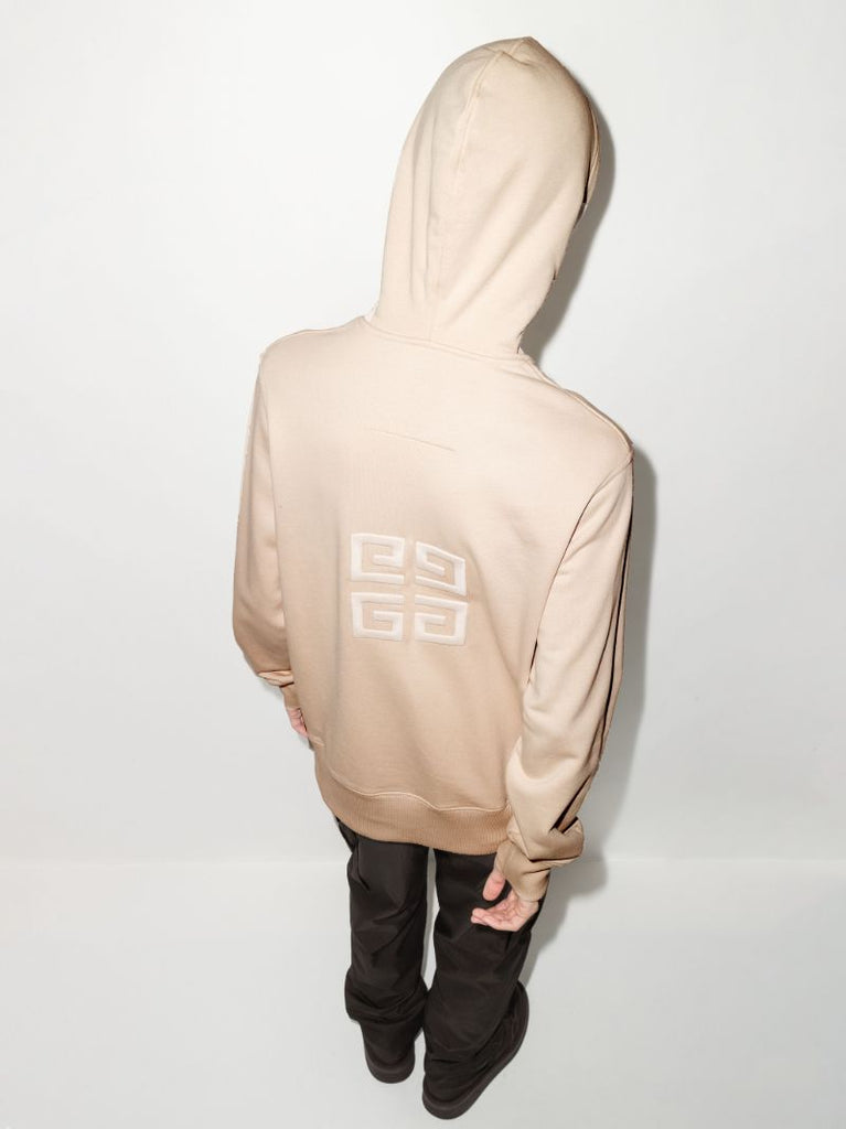 Neutral Logo Embroidery Hoodie