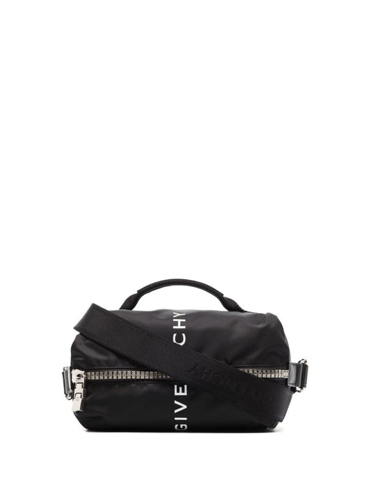 Black G-zip Mini Belt Bag