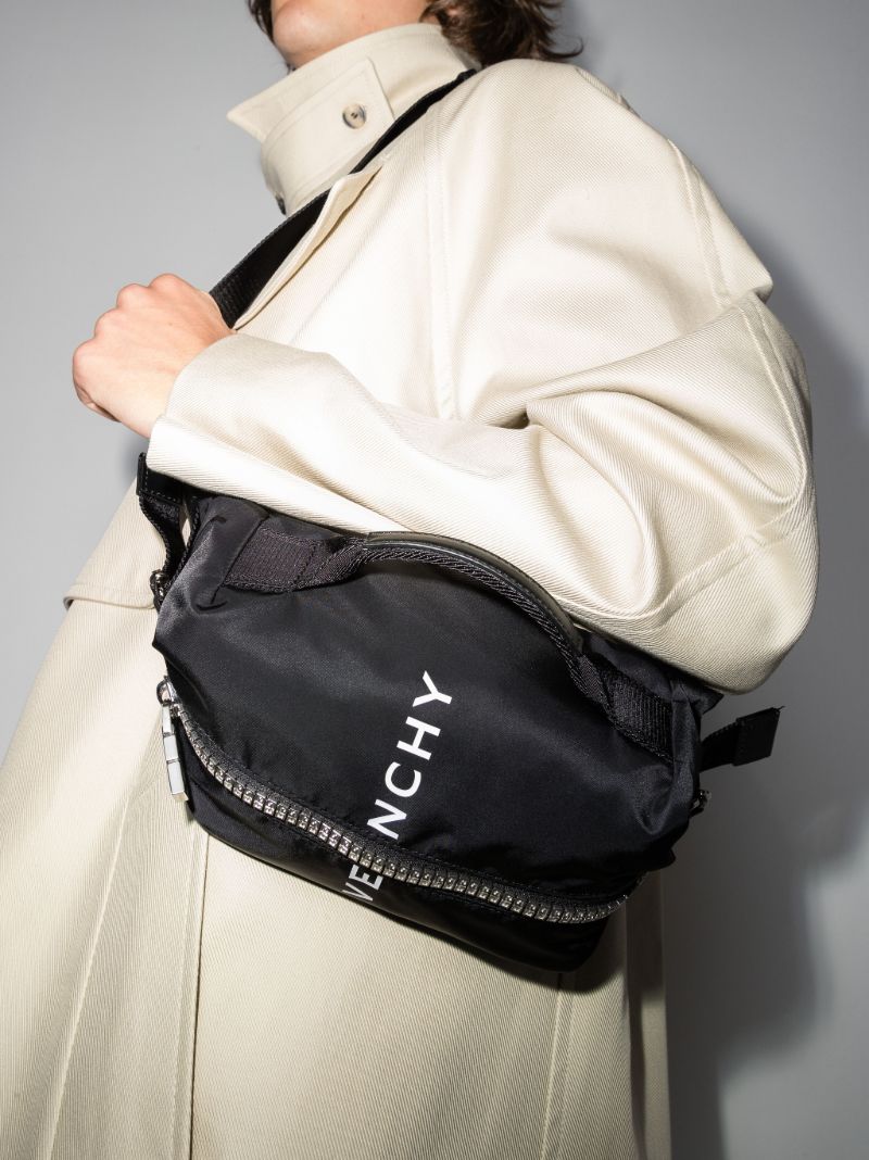 Black G-zip Mini Belt Bag