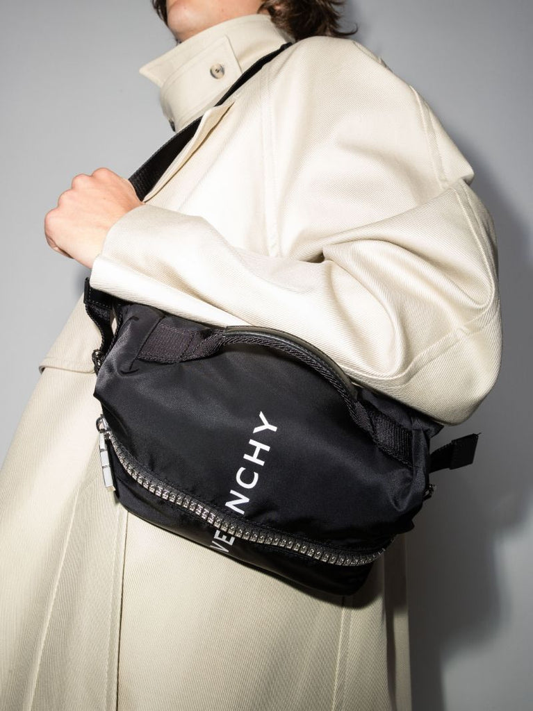 Black G-zip Mini Belt Bag
