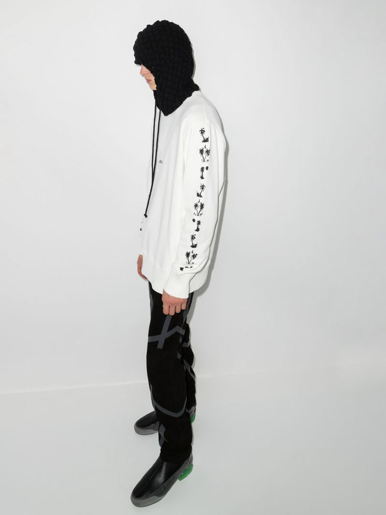 Palm Logo Cotton Sweatshirt
