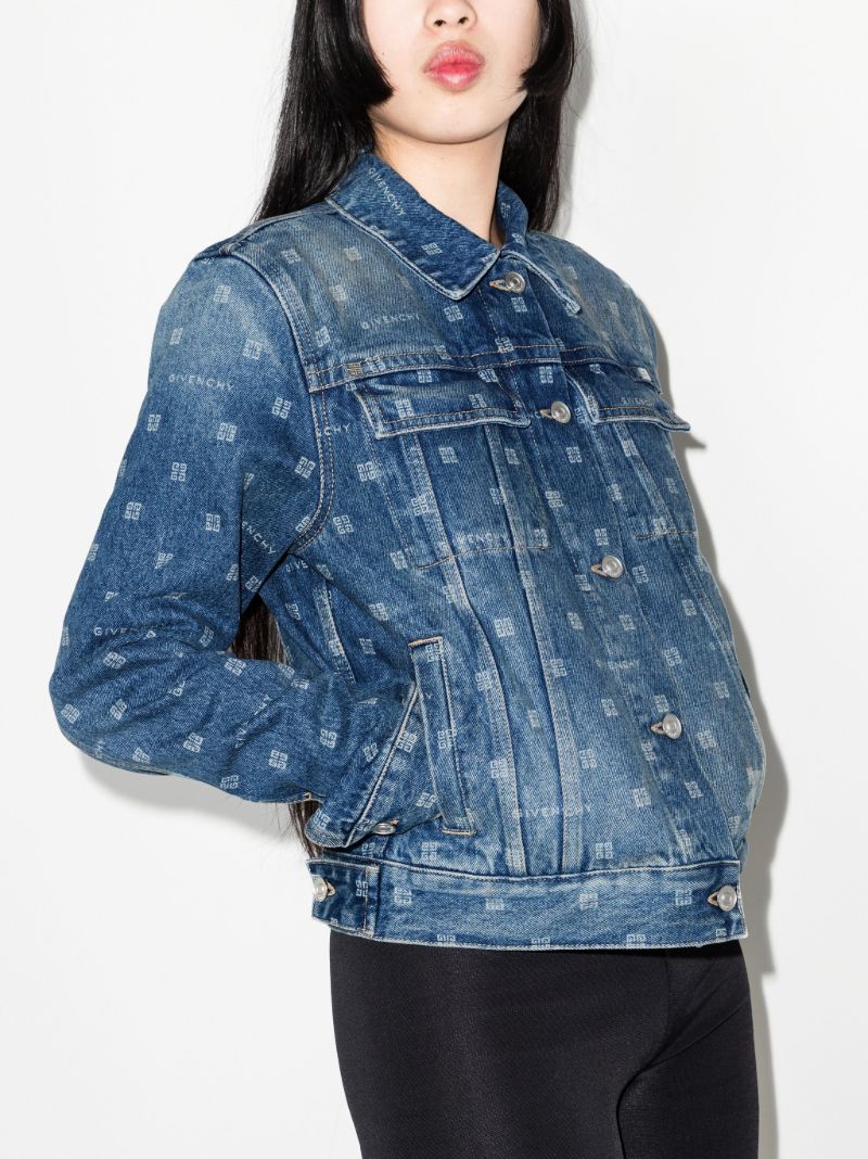 Blue 4g Monogram Denim Jacket