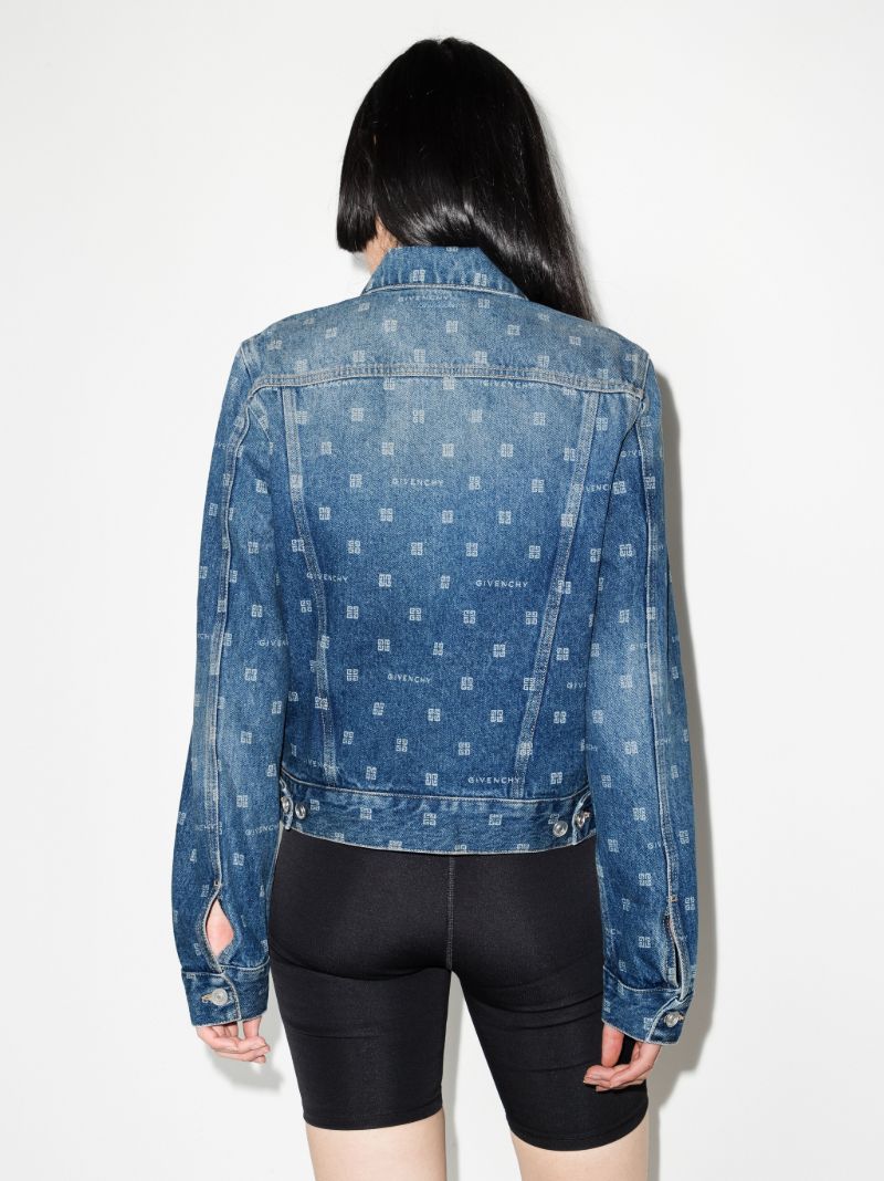 Blue 4g Monogram Denim Jacket