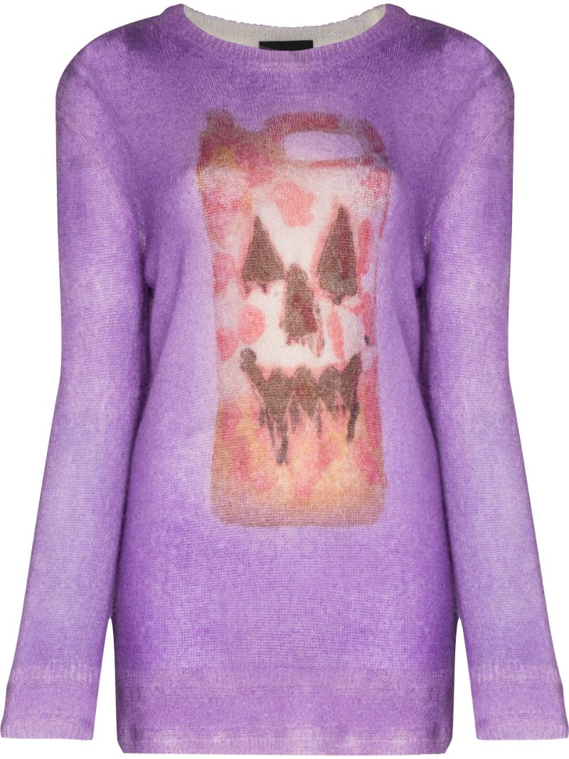 X Josh Smith Ceramic Print Sweater