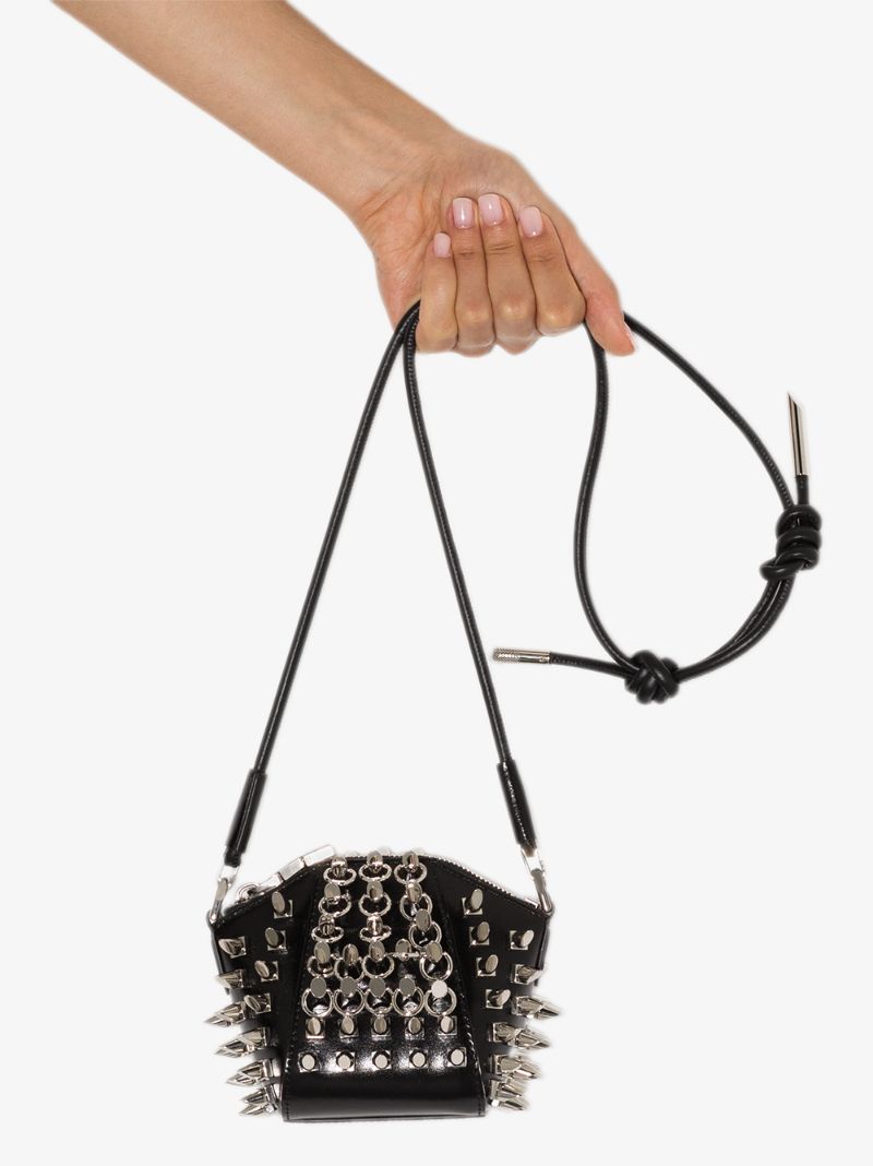 Mini Antigona Studded Crossbody Bag