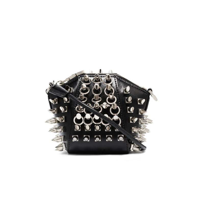 Mini Antigona Studded Crossbody Bag