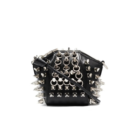 Mini Antigona Studded Crossbody Bag