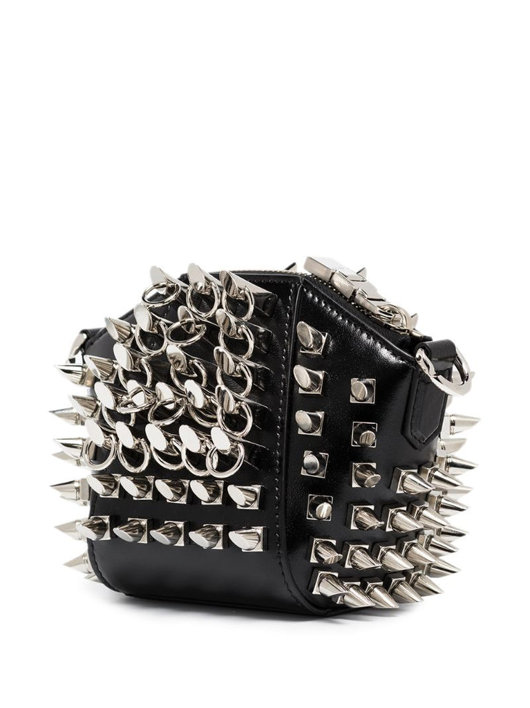 Mini Antigona Studded Crossbody Bag