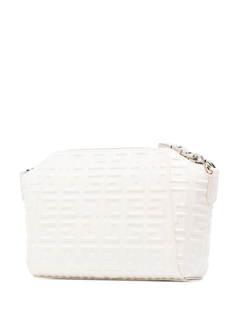 White Antigona 4g Xs Leather Cross Body Bag