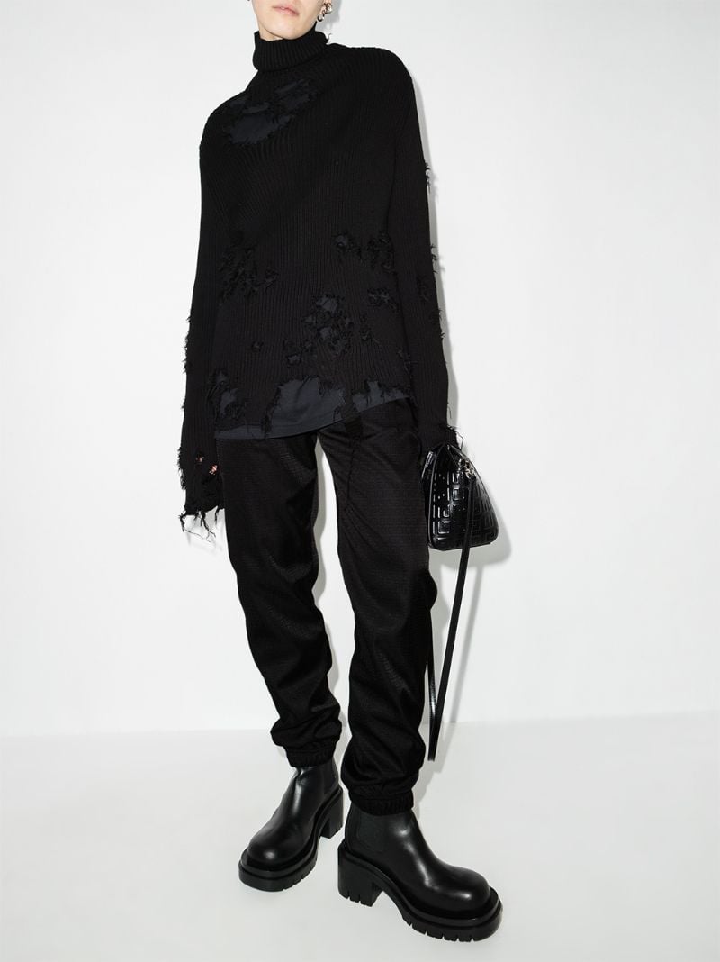 High-waisted Tapered Track Pants