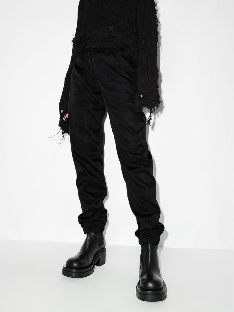 High-waisted Tapered Track Pants