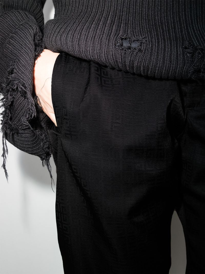 High-waisted Tapered Track Pants