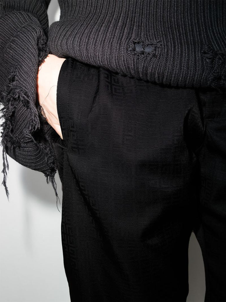 High-waisted Tapered Track Pants