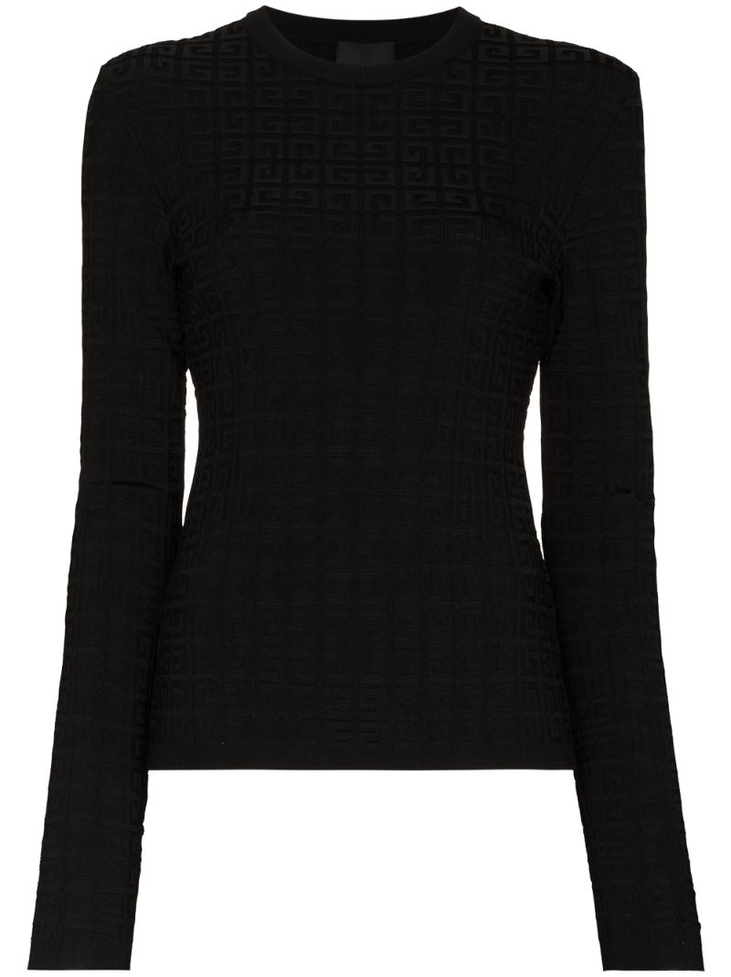 4g Pattern Crew Neck Jumper