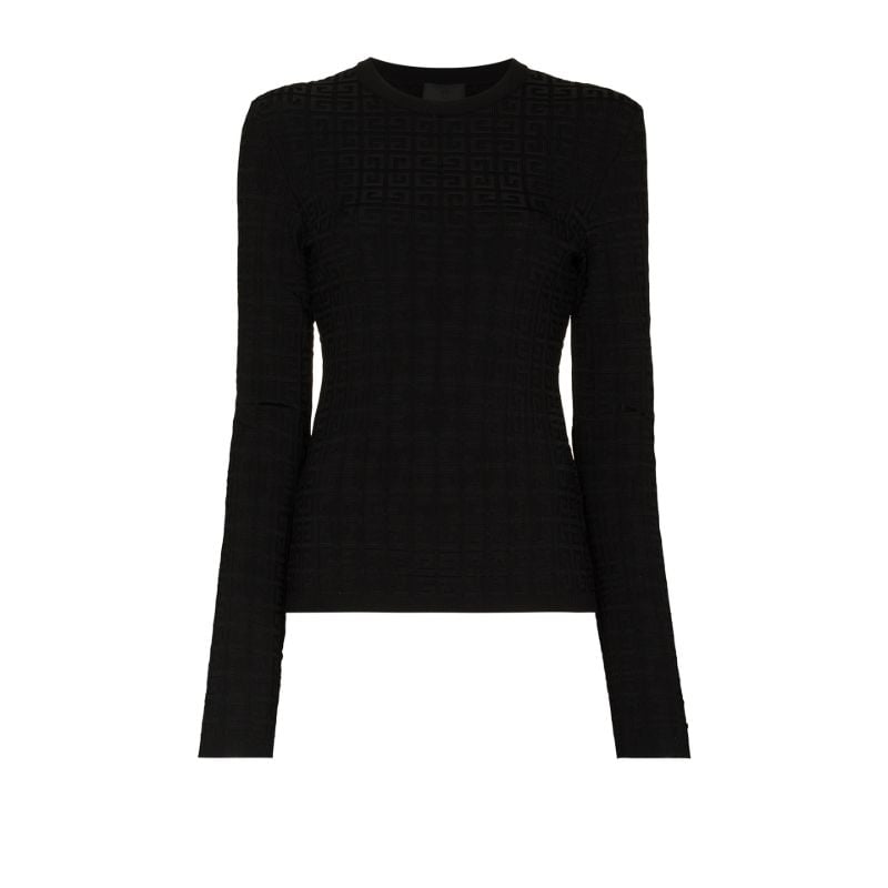 4g Pattern Crew Neck Jumper