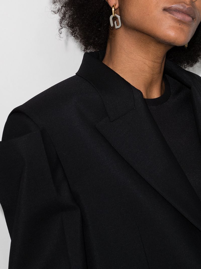 Two-tone Drop Earrings