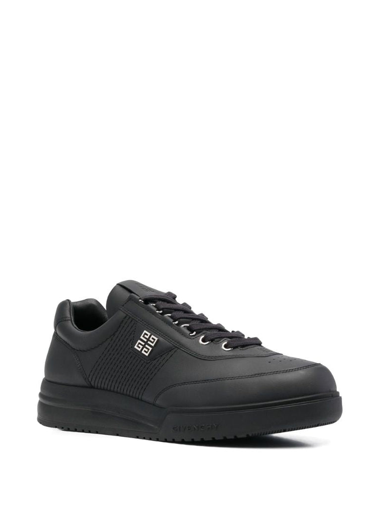 Black G4 Leather Sneakers