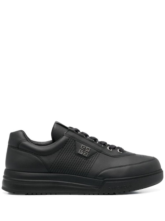 Black G4 Leather Sneakers