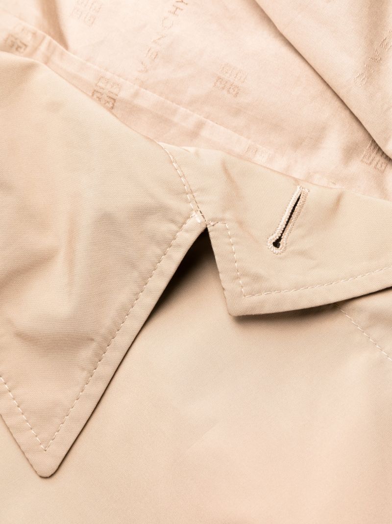 Neutral Belted Trench Coat