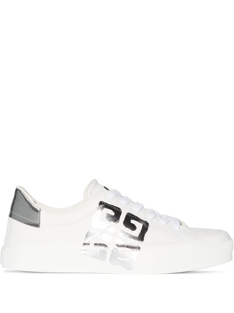 White City Sport 4g Leather Low Top Sneakers