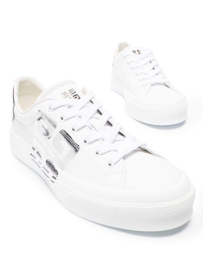 White City Sport 4g Leather Low Top Sneakers