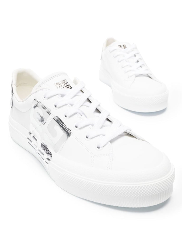 White City Sport 4g Leather Low Top Sneakers