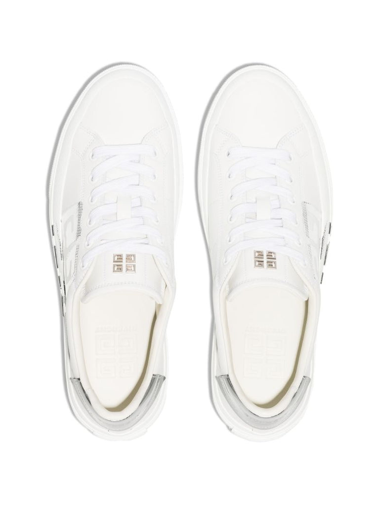 White City Sport 4g Leather Low Top Sneakers