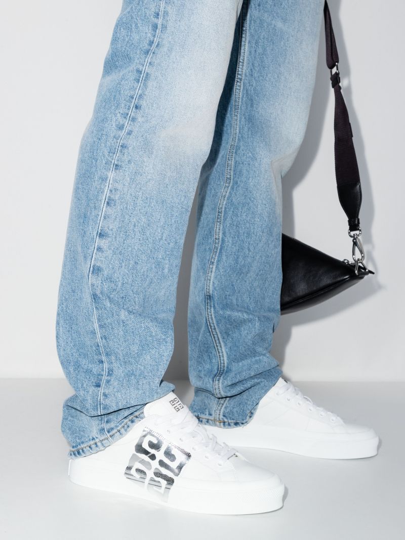 White City Sport 4g Leather Low Top Sneakers