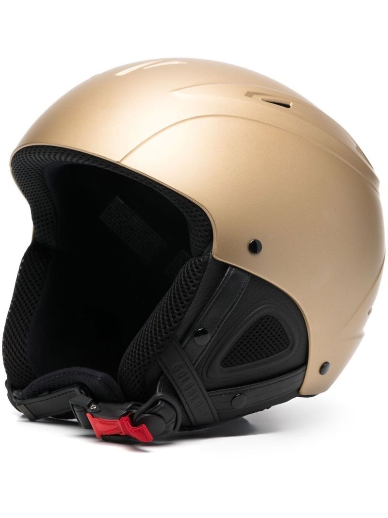 Gold-tone Khloe Ski Helmet