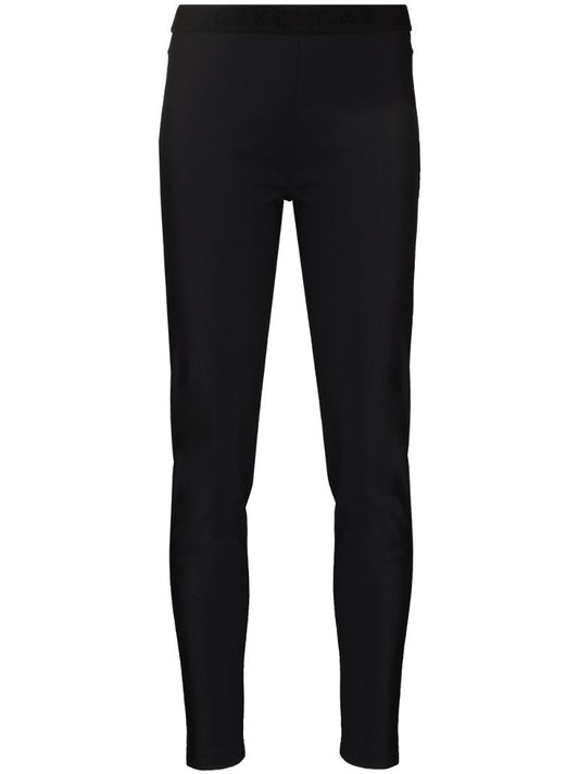 Black Logo Jacquard Leggings