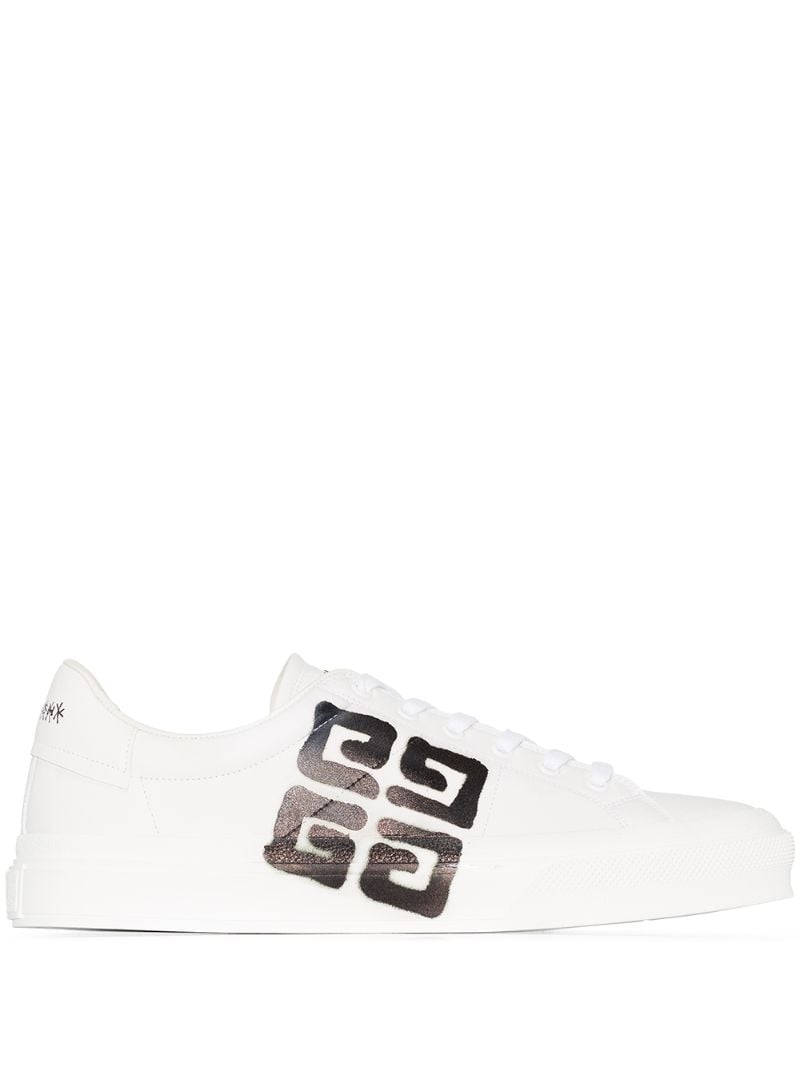 X Chito White City Sport Leather Sneakers