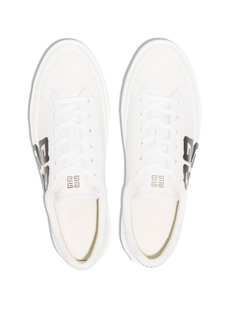 X Chito White City Sport Leather Sneakers