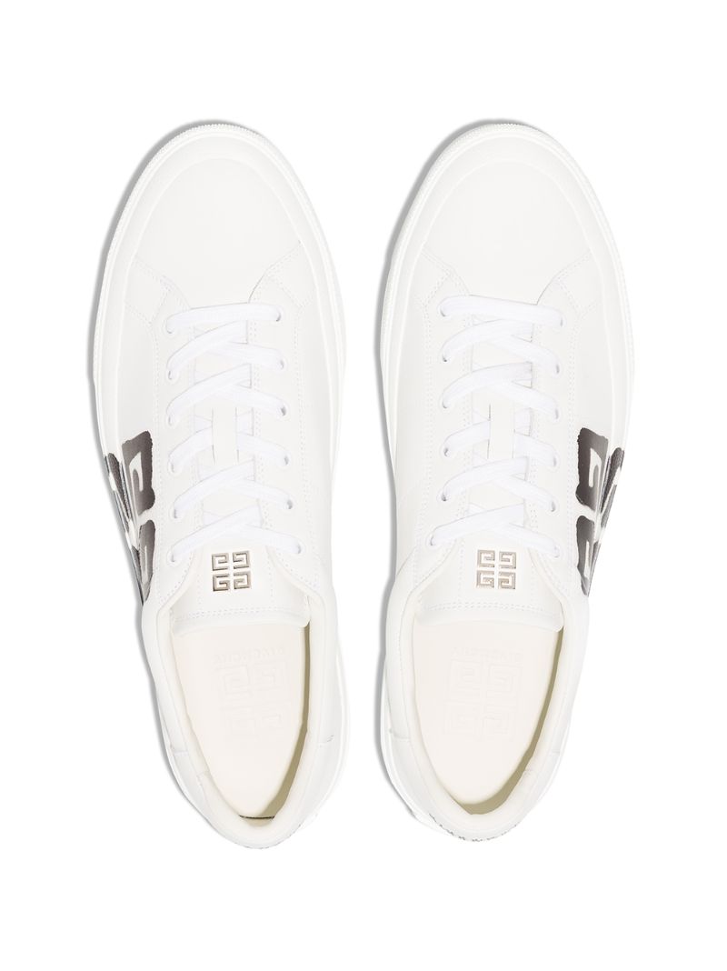 X Chito White City Sport Leather Sneakers