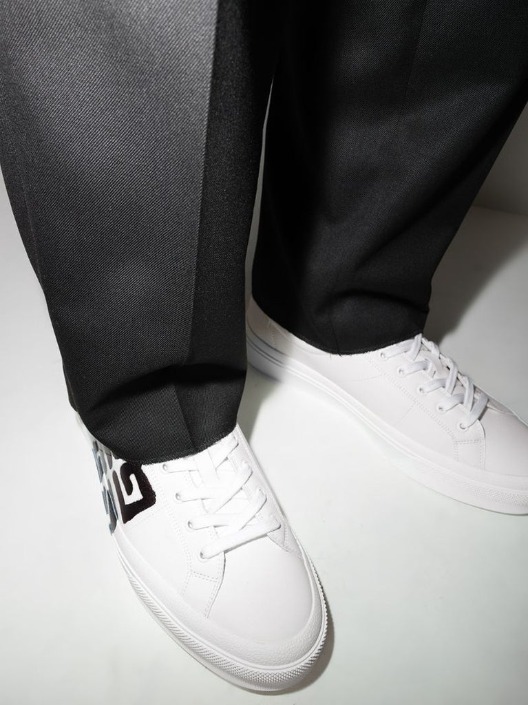 X Chito White City Sport Leather Sneakers