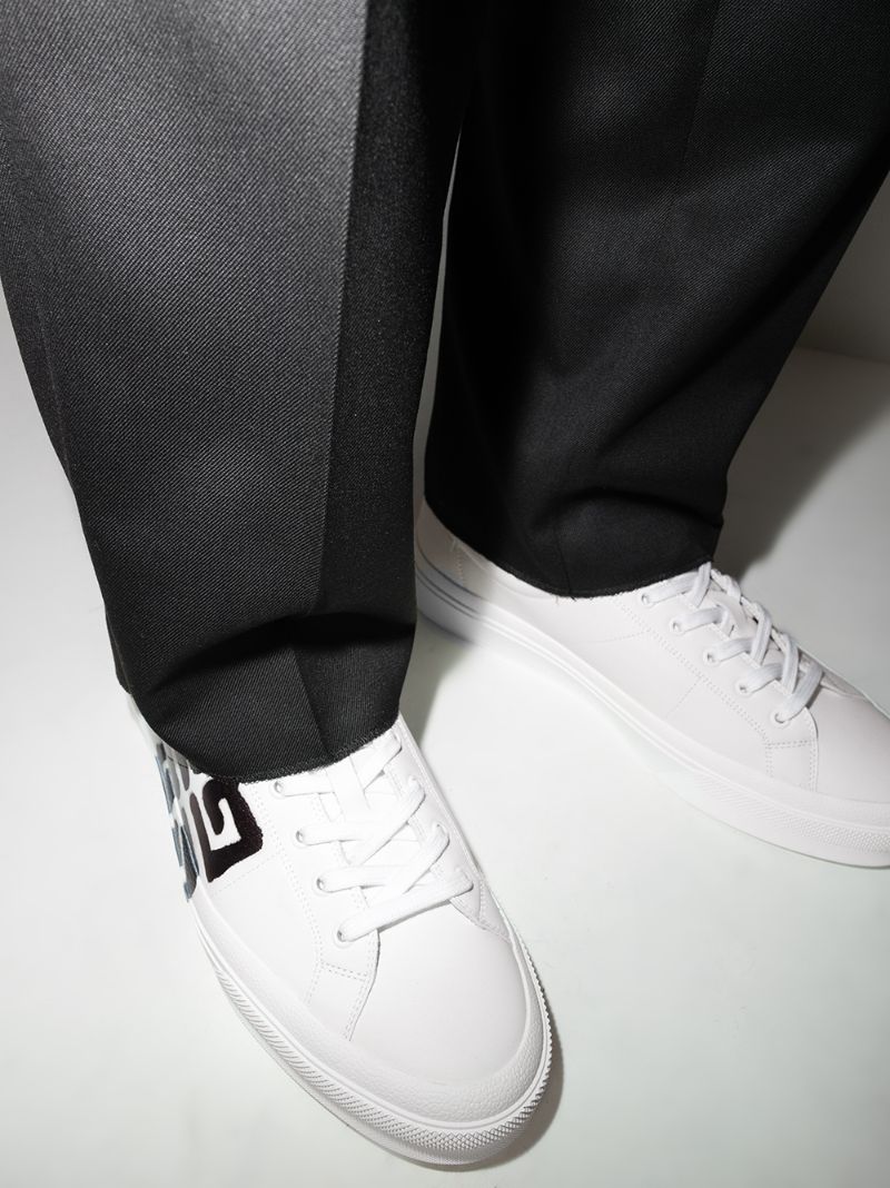 X Chito White City Sport Leather Sneakers